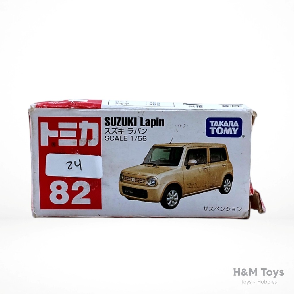 Tomica 82 Suzuki Lapin Gold - Takara Tomy - Box Kurang Bagus