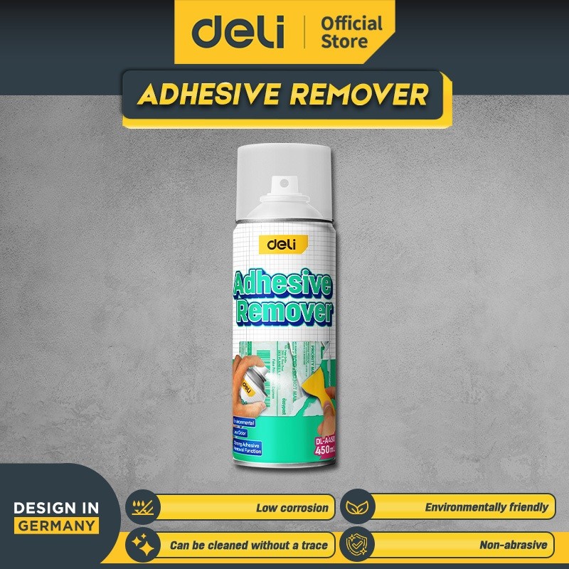 Deli Glue Remover 268ml – Penghilang Bekas Lem & Stiker Serbaguna, Aman untuk Cat | EDL-A268