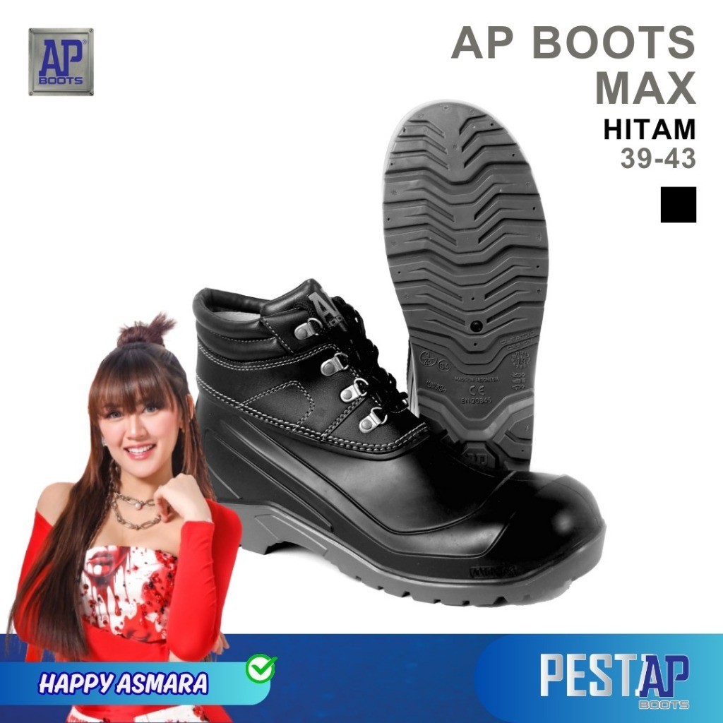 AP Boots AP MAX - Sepatu Safety PVC