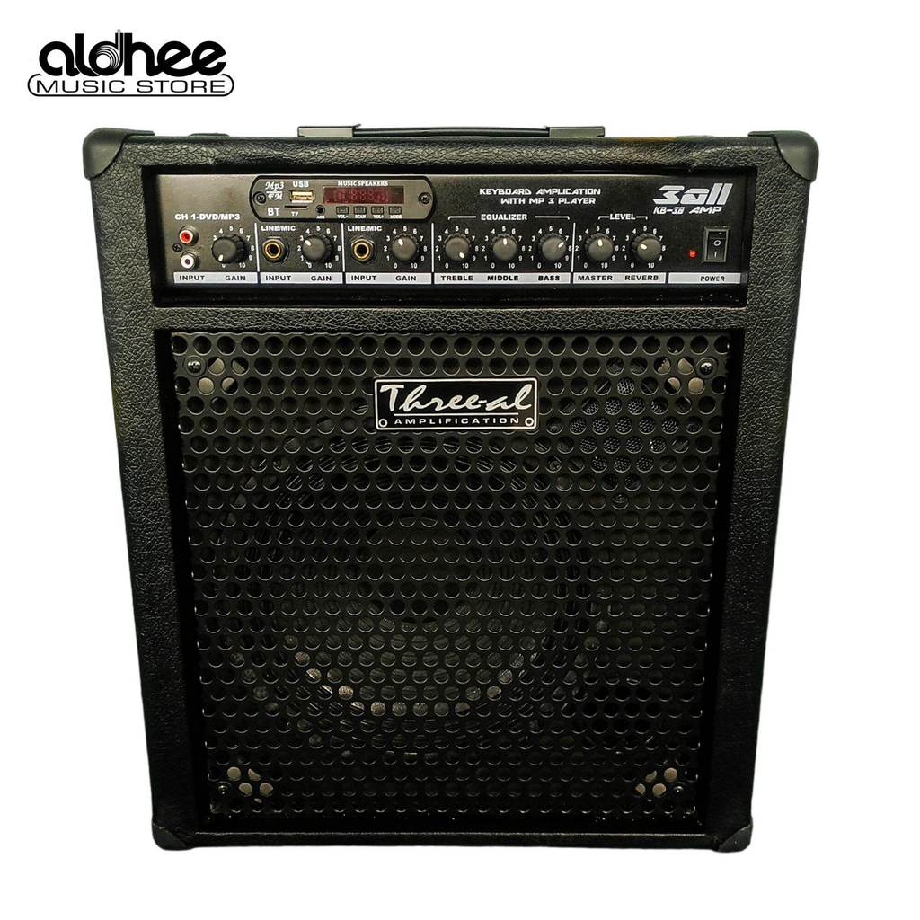 Ampli Keyboard Multifungsi Three-Al KB-70 Bluetooth Speaker 10 inc by Aldhee Music