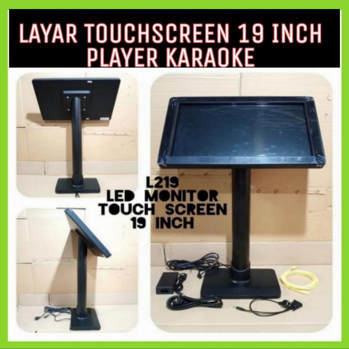 Layar Karaoke Touchscreen 19 Inch Untuk Semua Type Player Karaoke