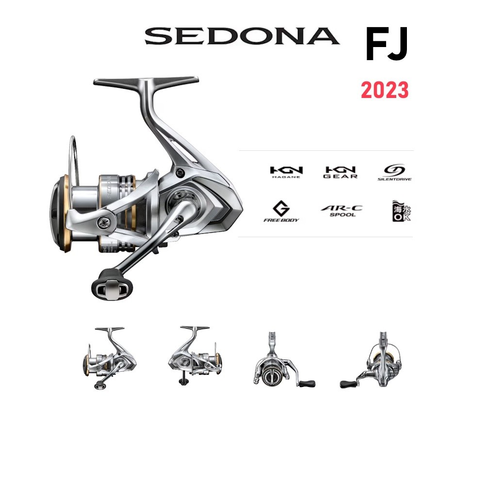 Shimano Sedona FJ 2023 Spinning Reel Pancing Silentdrive