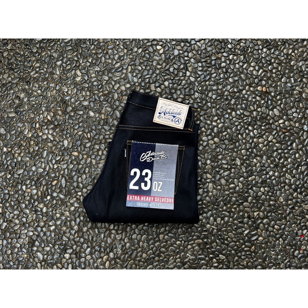 Celana Adelaide Denim 23oz Indigo x Grey Redline Selvedge