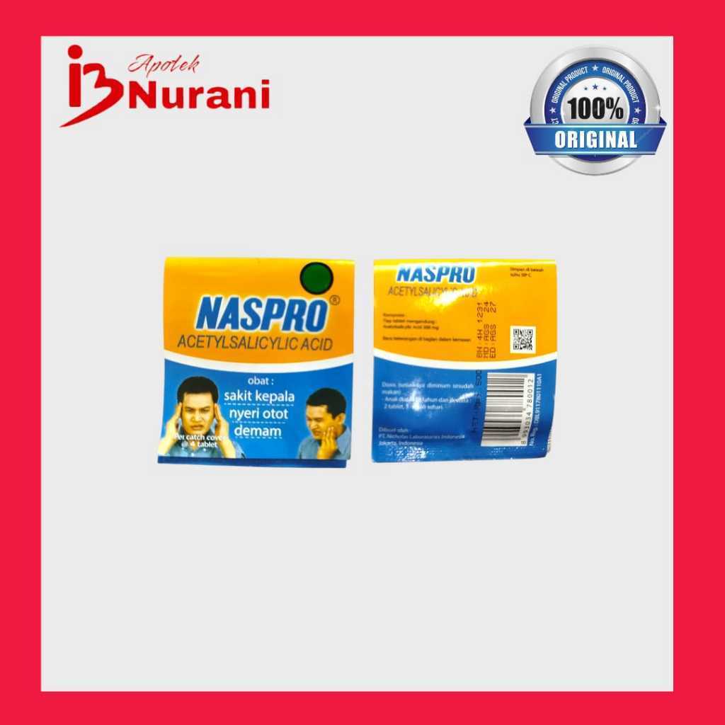 Naspro Obat Sakit Kepala/Gigi ECER SATUAN OMAHHERBAL