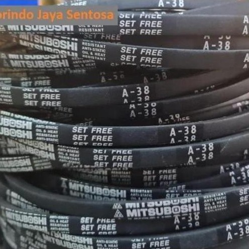 Trnasx- Vanbelt Tali Kipas Mitsuboshi A 38 , A38 Atau A-38