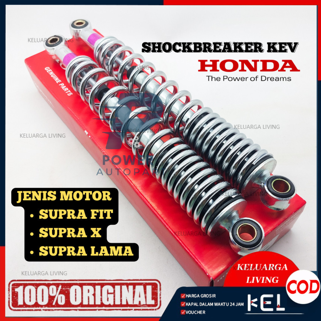SHOCKBREAKER BELAKANG KEV ORIGINAL HONDA SUPRA SUPRA FIT SUPRA X - KEV