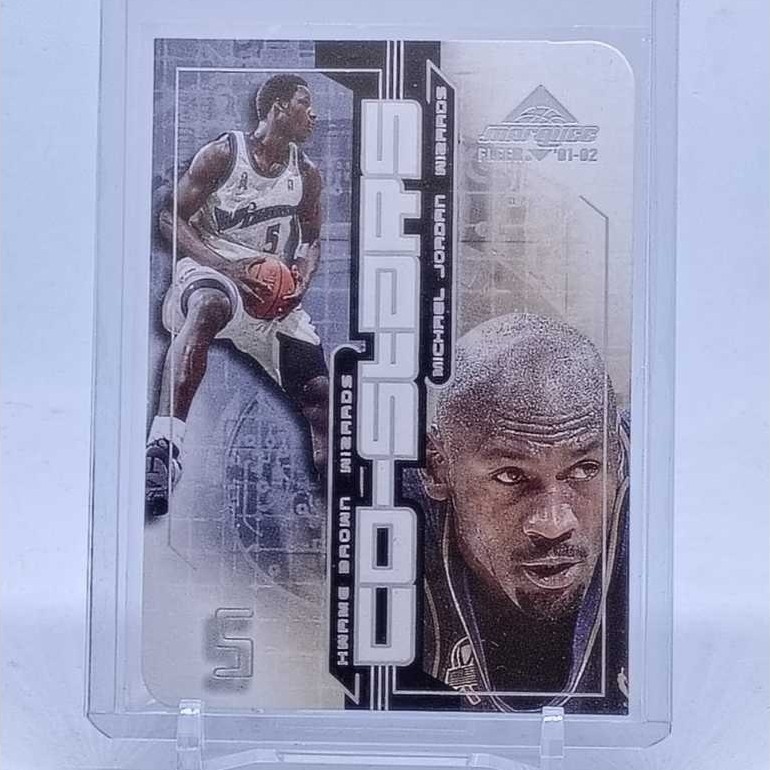 ORIGINAL Kartu Basket NBA 2002 Fleer Skybox Co-Stars Michael Jordan WIZARDS - VERY RARE