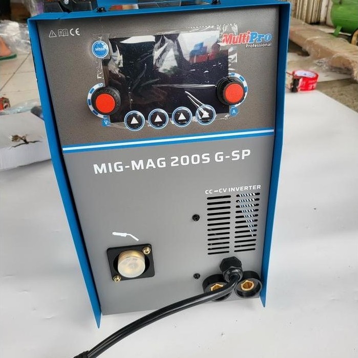 MESIN LAS CO2 MULTIPRO 3 IN 1 MIG MAG 200 GSP TANPA GAS TIG ARGON MMA