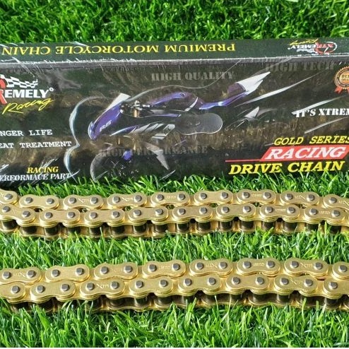RANTAI MOTOR GOLD 520HSBT 130L XTREME GOLD CHAIN