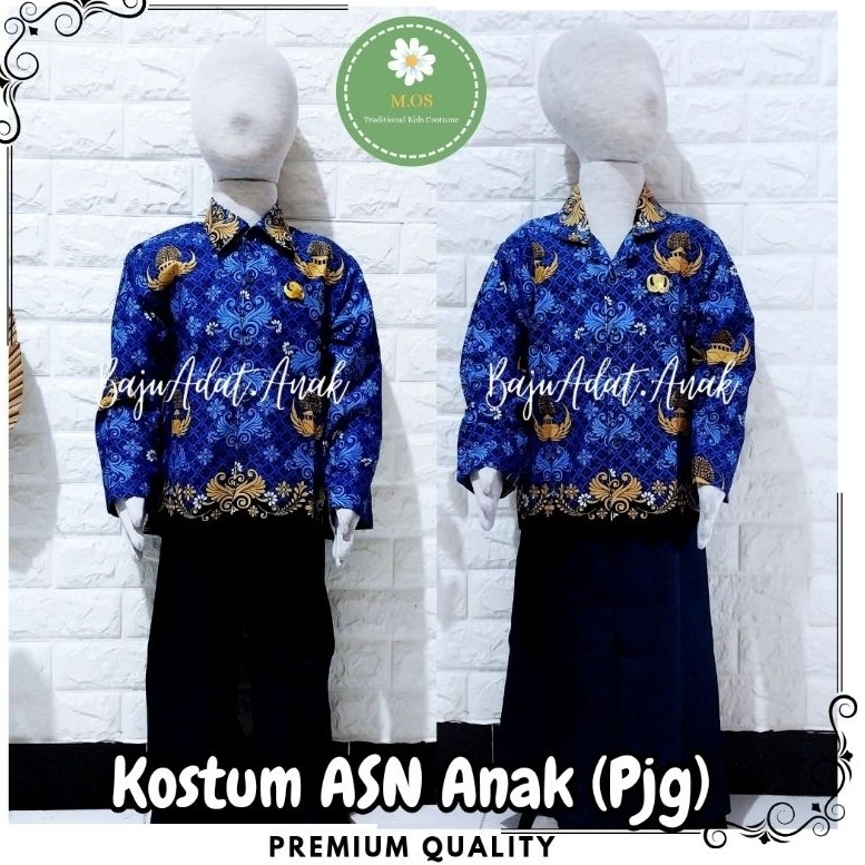 NEW BAJU PROFESI GURU ANAK SERAGAM ASN ANAK KOSTUM SERAGAM PNS ANAK BAJU PEGAWAI NEGERI PNS ANAK