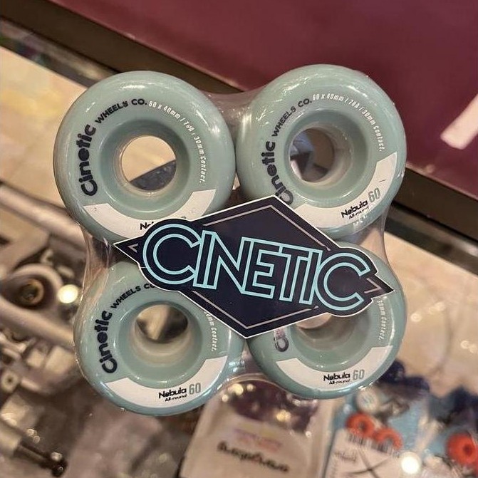 Cinetic Wheels Nebula 60mm 78A 80A 82A Wheels Pack. Roda Skateboard Cruiser Surfskate. dan . Made in
