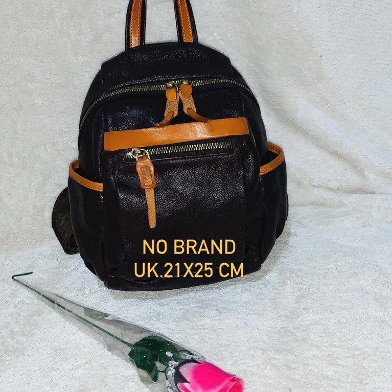 No Brand Preloved Ransel kulit wanita