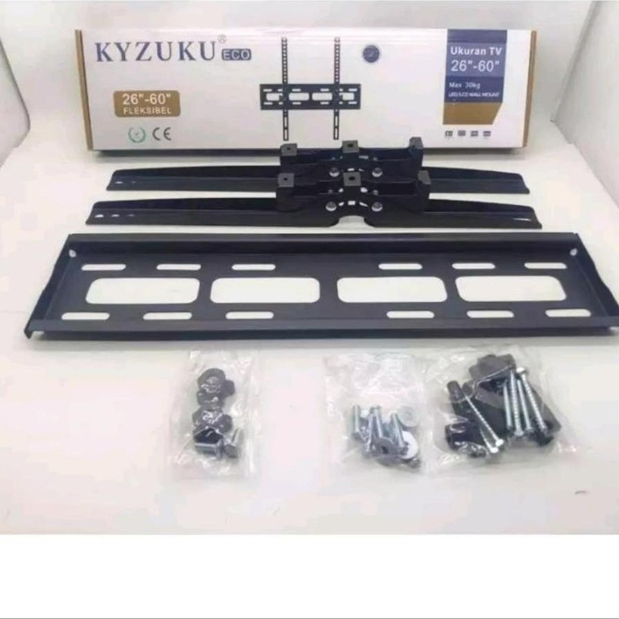 Bracket TV Kyzuku 26 32 37 40 42 46 50 55 60 inch Breket Tembok LED LCD
