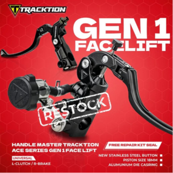 MASTER REM TRACKTION SET HMR-1 GEN 1 ACE SERIES HANDLE MASTER PUMP BRAKE CLUTCHTRACKTION TAD RACING