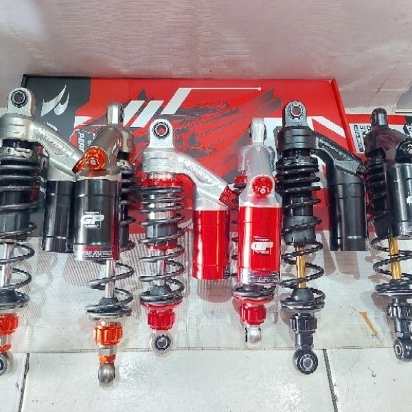 SHOKBEKER SHOK RIDE IT GP 299 Pro Series  UK 320, 340 , 280 , 360 mm WARNA Black MERAH TITANIUM