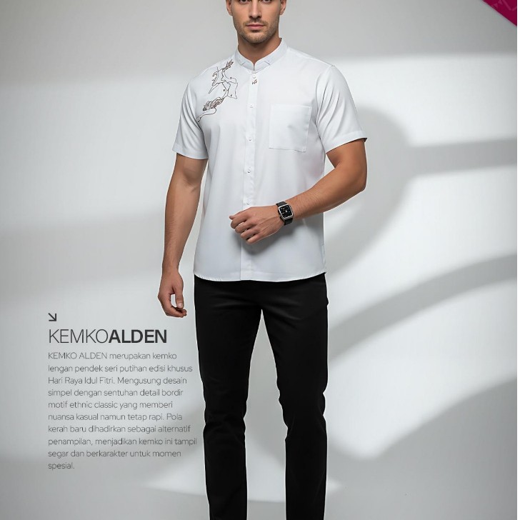 Kemko Alden | Kemeja Koko Alden | Koko Dewasa| Baju Koko Dewasa Terbaru | Baju koko  rabbani origina