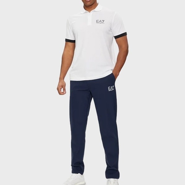 EA7 EMPORIO ARMANI SUMMER BLOCK POLO SHIRT