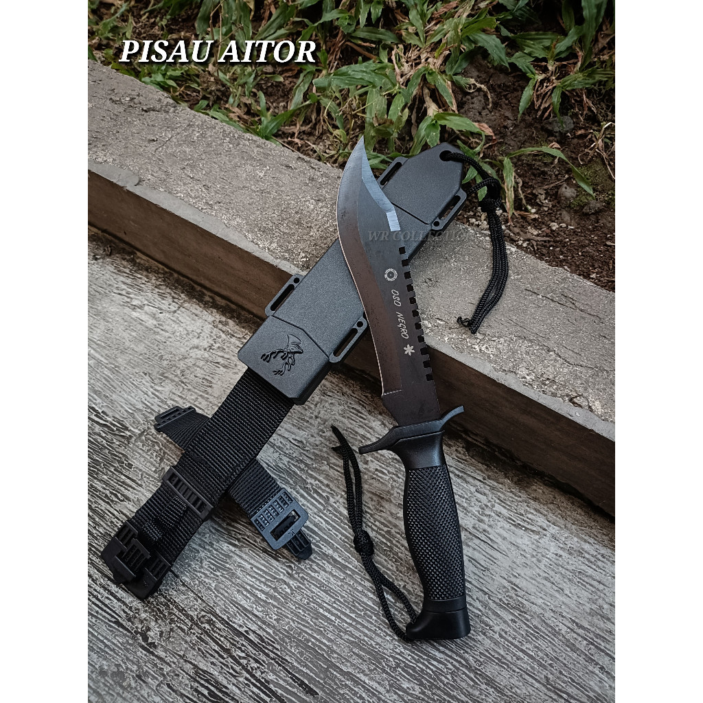 Pisau Aitor / Pisau Aitor Oso Negro Survival Kit / Pisau Berburu / Pisau Survival
