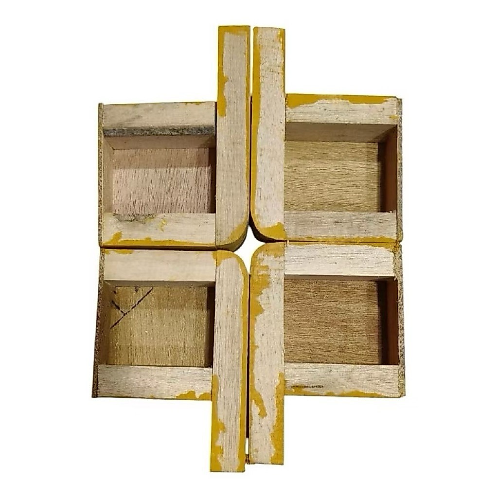 Kaki Meja Karambol / Tempat koin karambol / Mangkok Meja karambol 1 set 4 pcs