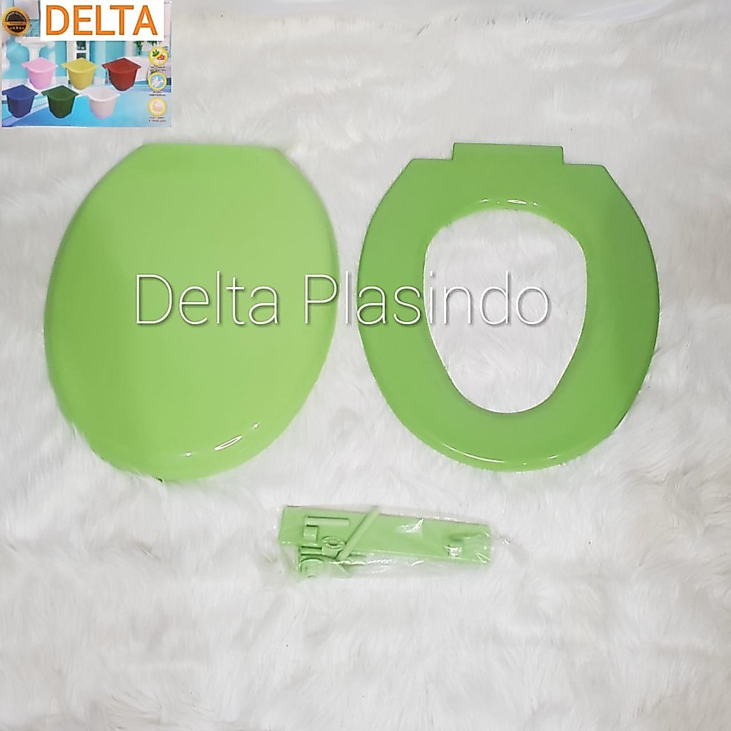 TUTUP CLOSET DUDUK WARNA HIJAU
