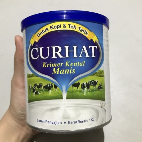 A059 SKM CURHAT Susu KENTAL MANIS KALENG 1KG