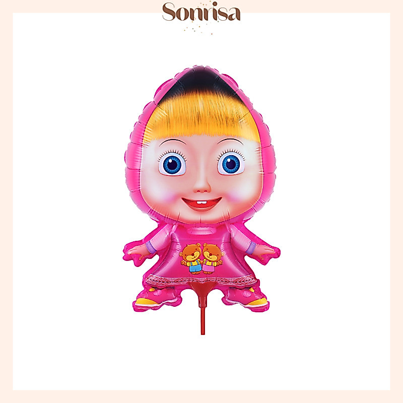 SONRISA - Balon Masha / Balon Gas Masha / Balon Plastik Masha / Balon Karakter Masha