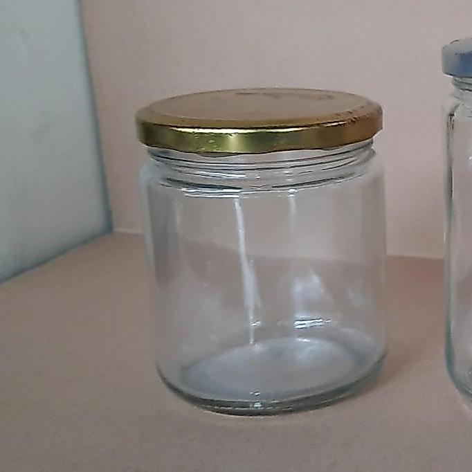 toples kaca 450 ml jar