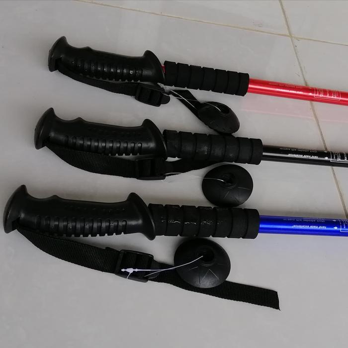 Trekking pole / track pole / tongkat hiking gunung - Biru Lurus 135