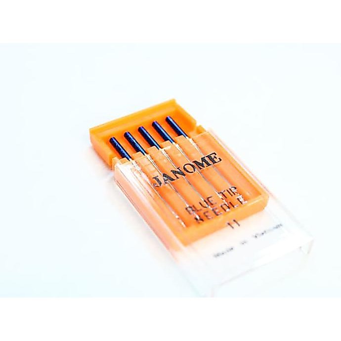 Sale Jarum Jahit Kaos Anti Loncat Janome Blue Tip (Mesin Jahit Multifungsi) Murah