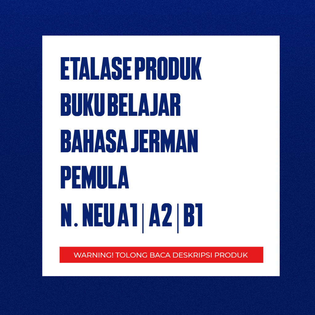 Buku Belajar Bahasa Jerman Pemula A1 A2 B1 | Kursus Deutsch untuk Pemula | Buku Belajar Bahasa Jerma