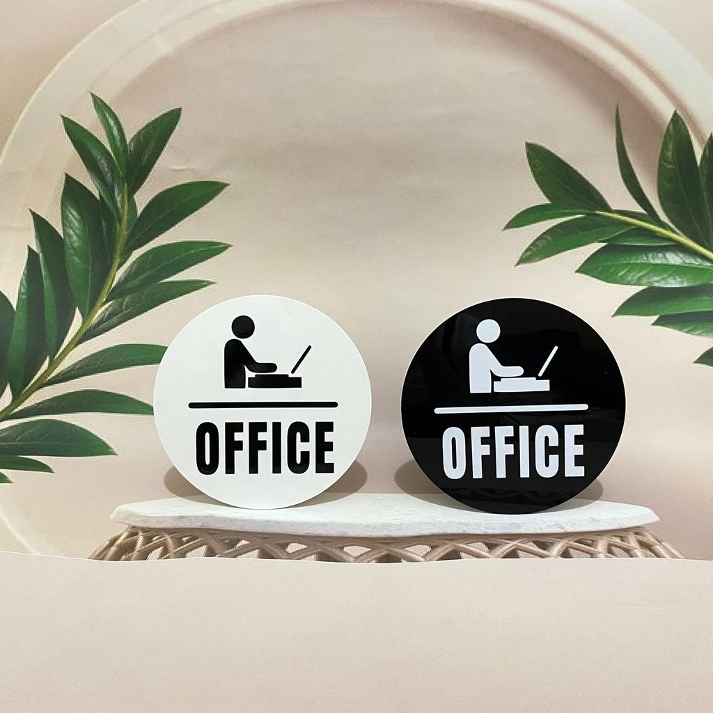LA Sign akrilik office | Akrilik penanda ruang office akrilik Sudah Ada Perekat