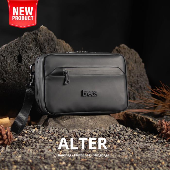 Promo Best Breca - Handbag Alter tas tangan pria  Tas selempang waterproof Cowok - Tanpa Box