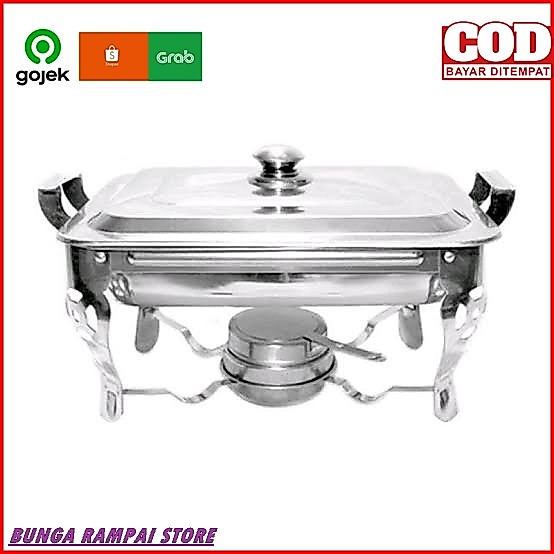 PROMO Warmer Square PanWarmer Jumbo Pan Stove Prasmanan Kotak
