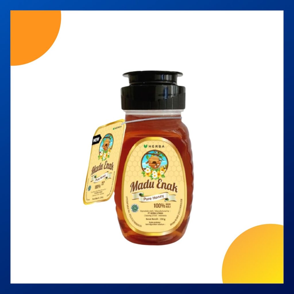 Madu Enak Pure Honey 150 Gram Botol
