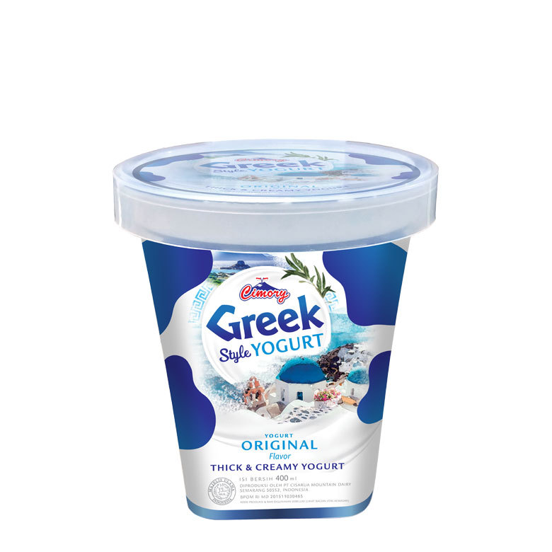 Cimory Greek Yogurt Plain Original 400 ml