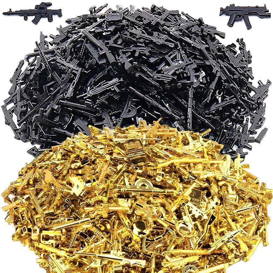 50/100pcs Miniatur Senjata Api Hiasan Meja Senapan Militer Dunia Pistol Simulasi Model Miniatur Kera