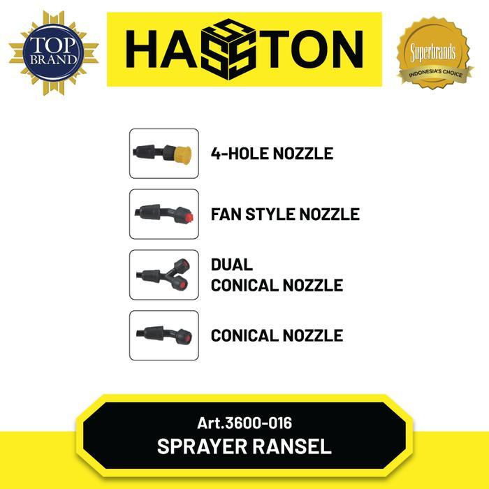 Promo Best Hasston Sprayer Ransel Manual / Electrik / Knapsack Spayer 16 Liter (3600) - Manual Spray