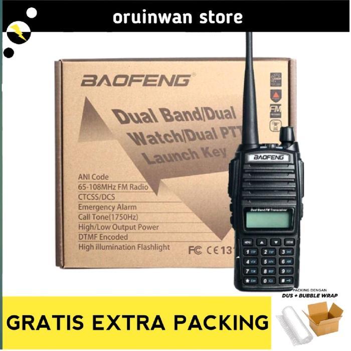 [LM] WALKIE TALKIE HT Baofeng UV-82 Walkie Talkie Walky Talky HT Radio UV82 walkie talkie jarak jauh