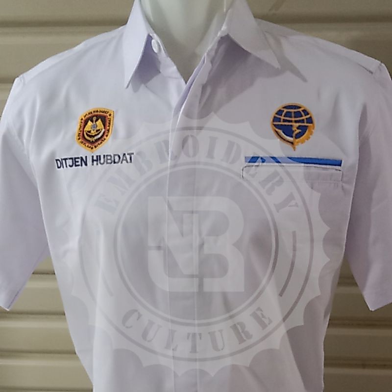 kemeja perhubungan darat//kemeja perhubungan darat kantong satu