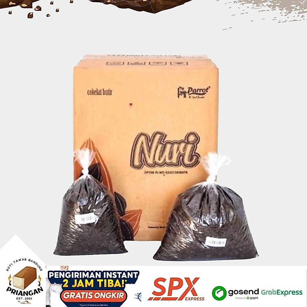 (BALI) Meises Nuri Coklat Repack 500 Gram