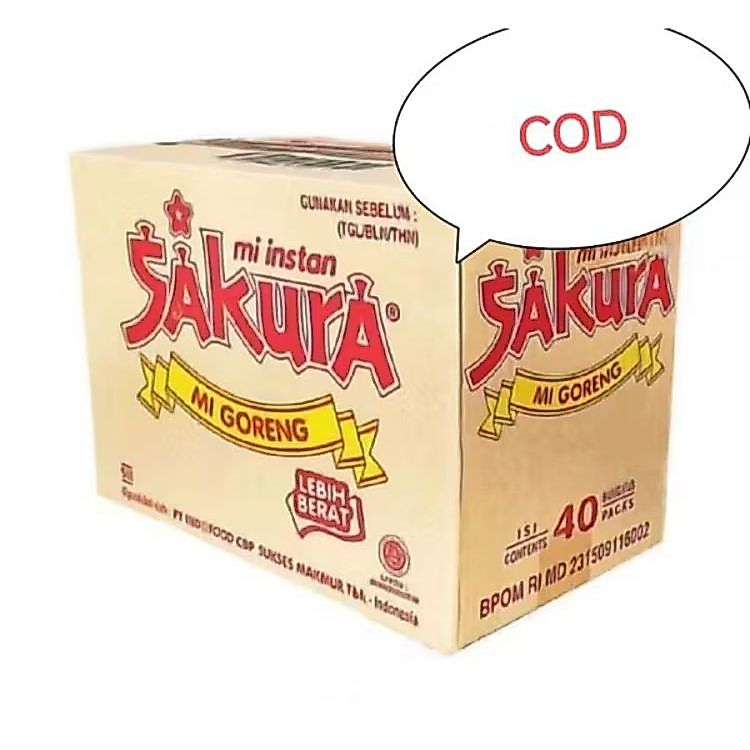 MIE SAKURA MIE GORENG SAKURA 1 DUS ( 40 PCS )
