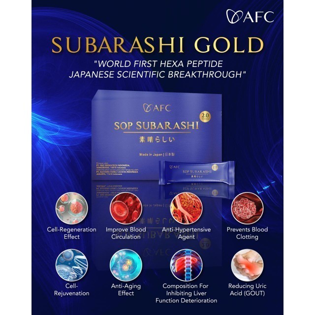SOP SUBARASHI GOLD Best Seller |  AFC Produk Dijamin 100% Ori