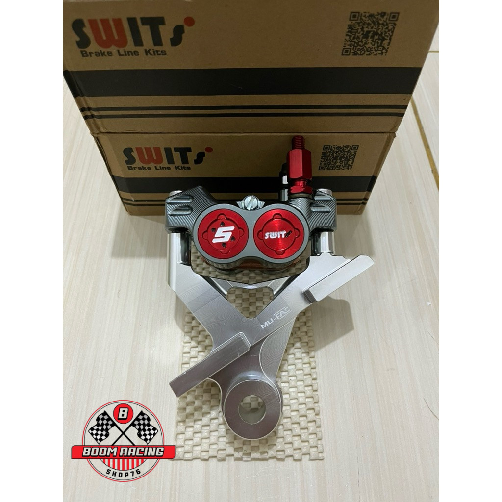 Paket Kaliper Formula Belakang / Rear MX King 200mm – Set Lengkap (Kampas + Baut + Breket + Kaliper)
