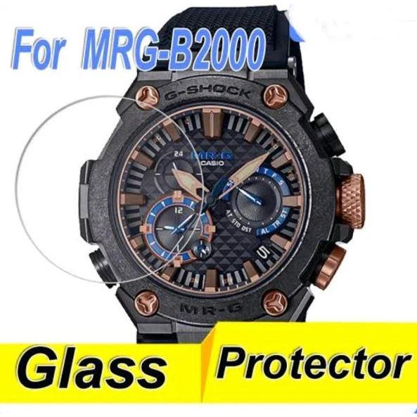 tempered glass untuk CASIO MRG-B2000 MRG B2000 anti gores jam tangan tempered glass pelindung layar 