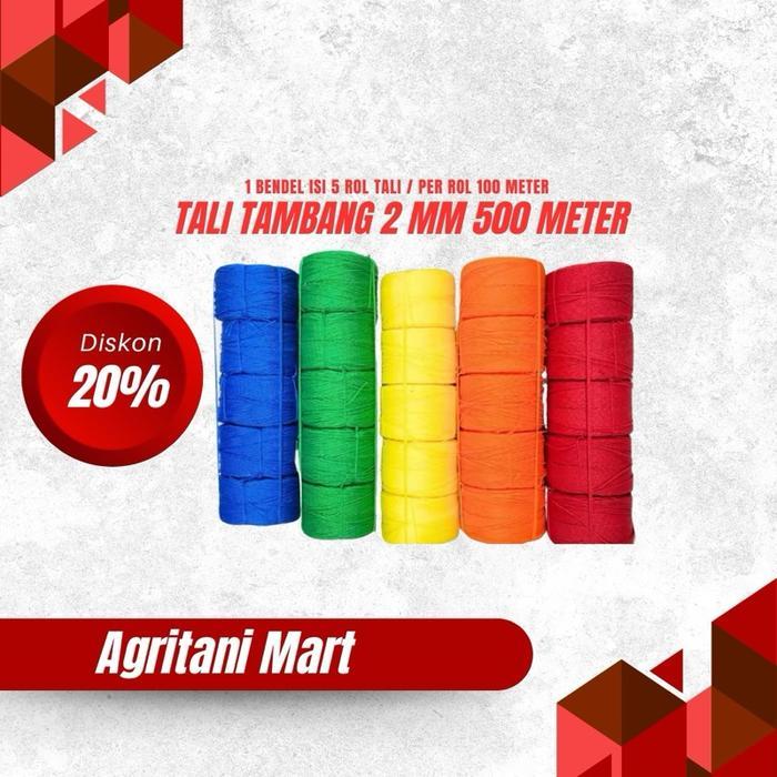 PROMO  Tali Tambang 2mm 500 meter - Tali Layangan / Tali Serbaguna - Tambang 2mili - Tali Tampar - H