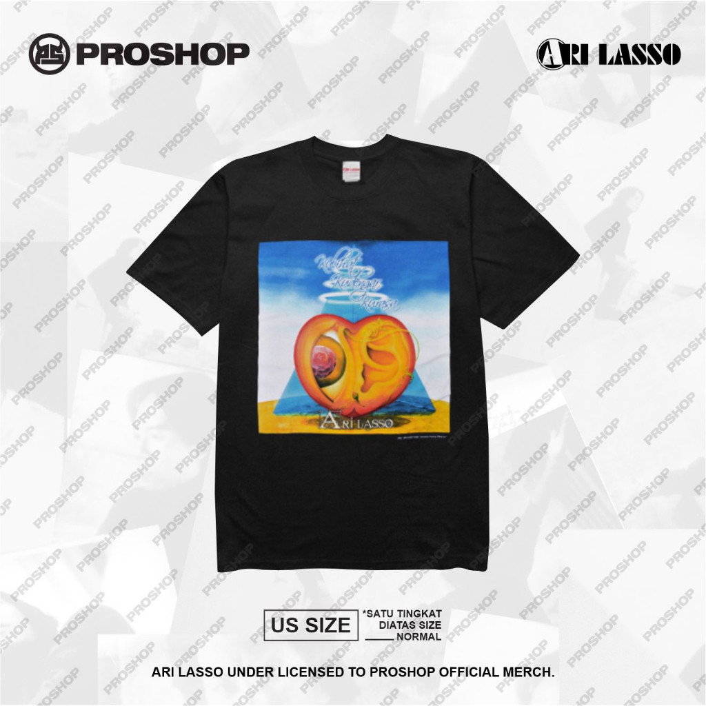 Proshop | K3 | Ari Lasso | Tshirt | Kaos Pria | Hitam