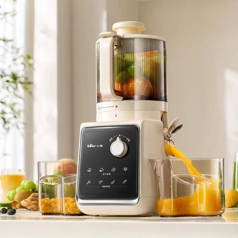 Bear New Wide Mouth Slow Juicer Fully Automatic Pulp Separation Home Orange Juice Maker Blender