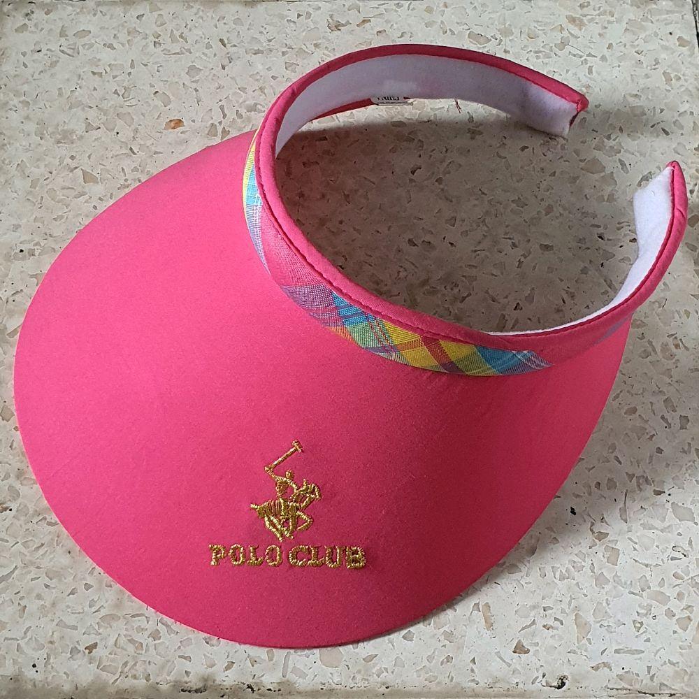 topi tennis visor golf caddy cewek wanita polo club preloved second outdoor sports