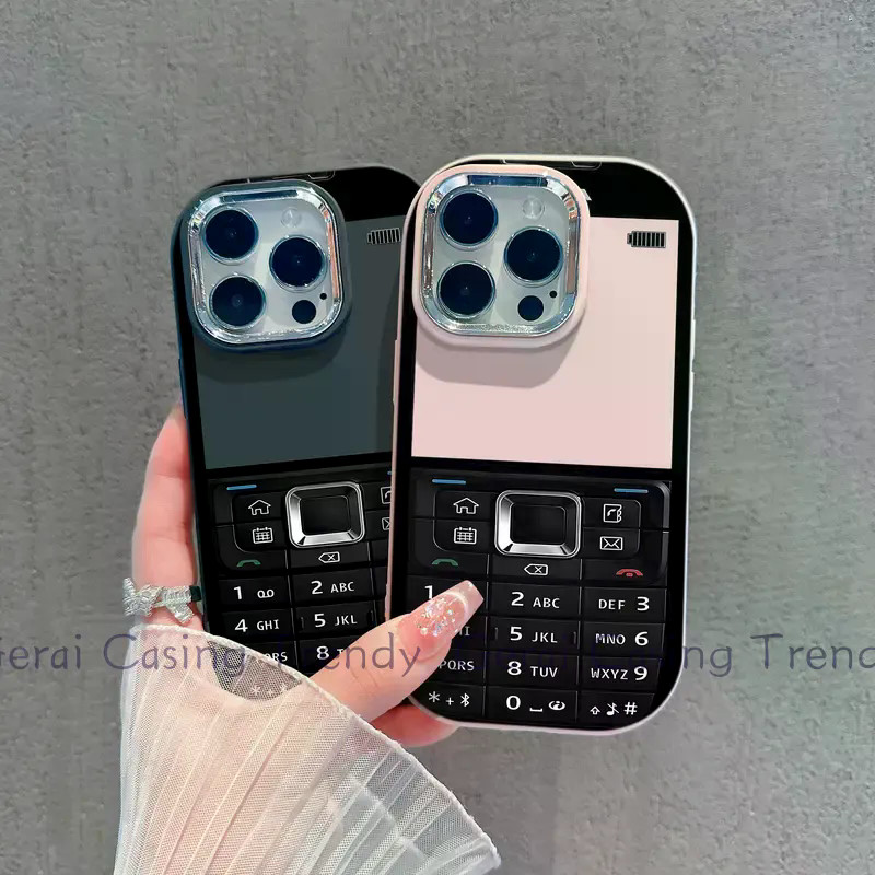 Casing HP motif Nokia jadul yang tahan noda Untuk Realme Casing Ponsel softcase untuk realme C67 C53