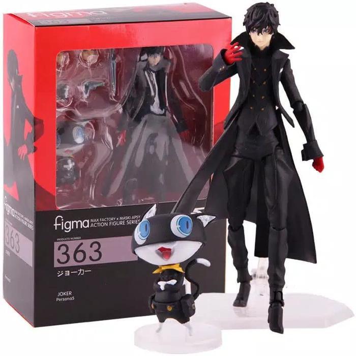 Figma 363 Persona 5 Shujinkou and Morgana Joker PVC Figure